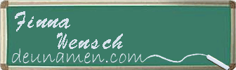 Finna Wensch Visitenkarte